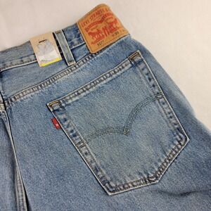 Levis 517 Bootcut Jeans Mens 38x30 Light Wash Blue 100% Cotton Denim New